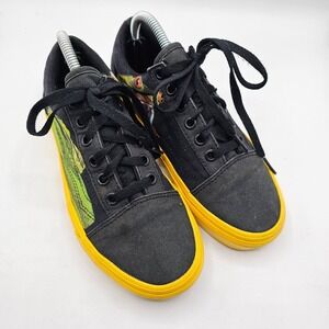 Vans x National Geographic Old Skool Sneakers Youth 3.5 Women 5 Black Canvas
